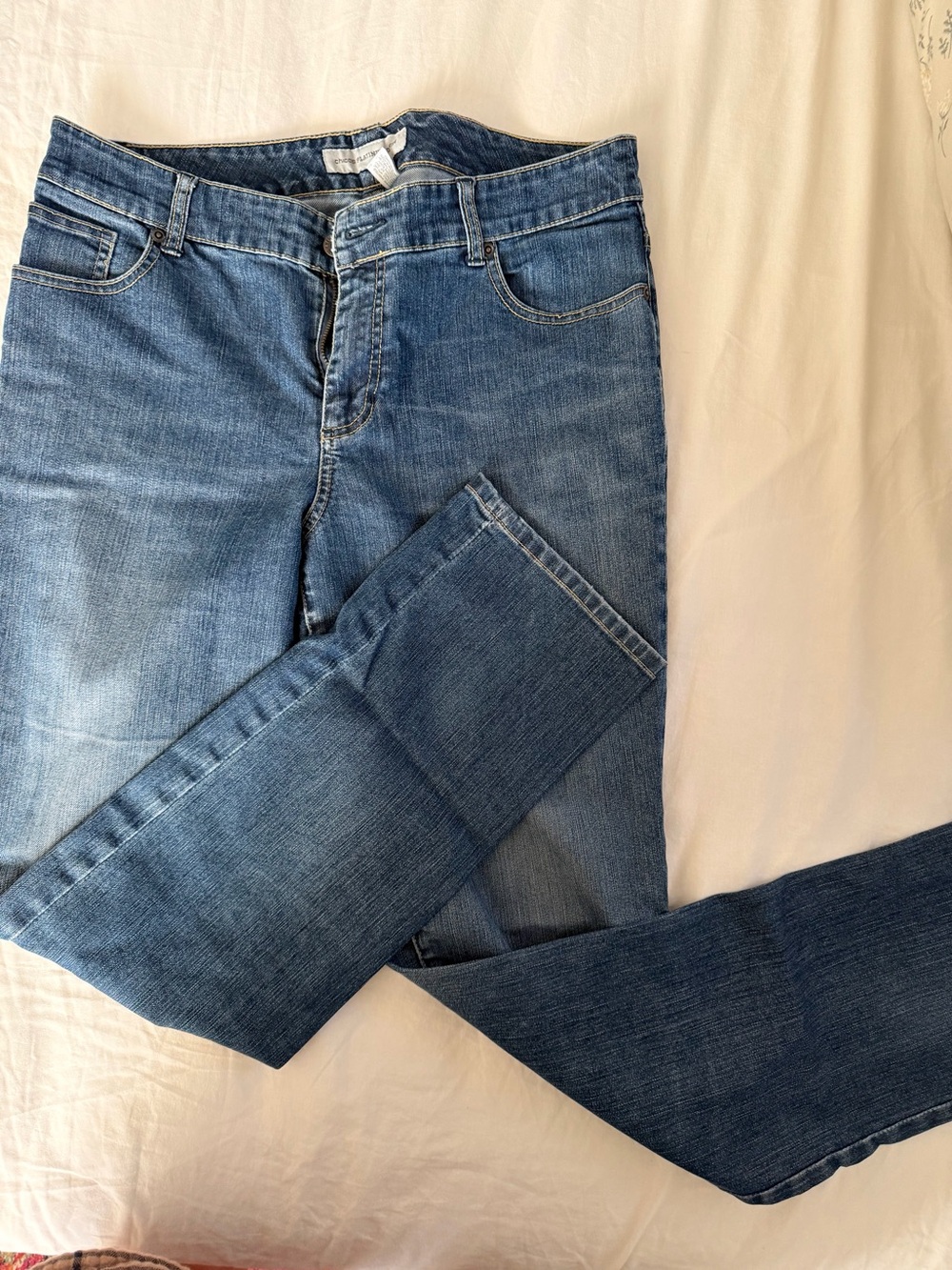 Chico's Straight-Leg Light Blue Denim Jeans